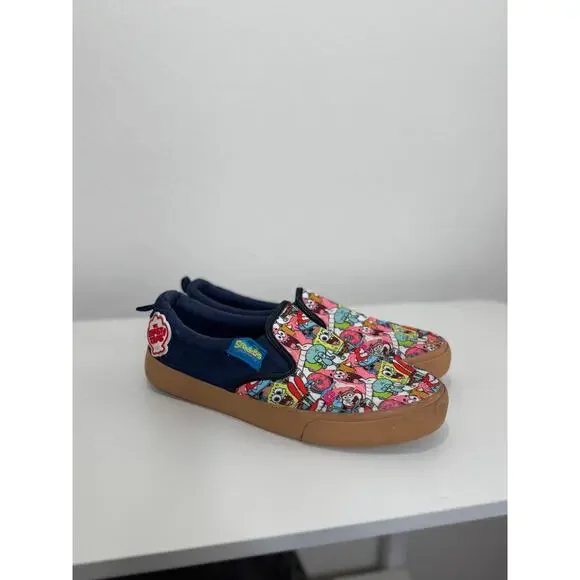SpongeBob Krusty Krab Ground Up Slip-On Canvas Shoes - 8.5 - Picture 10 of 10